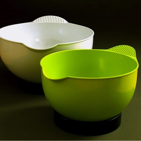Rosti Mepal 4L White Melamine Tip’n Mix Bowl 2408 Designer Koen DeWinter Denmark